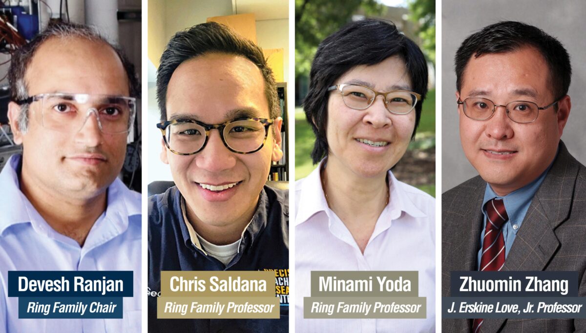 Four Endowed Professors Named